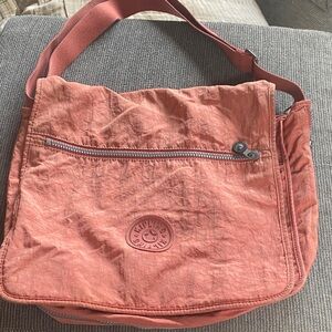Kipling Coral pink Crossbody Messenger Bag 4:9
